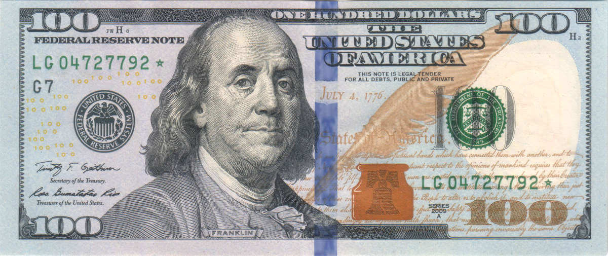 100 dollar bill